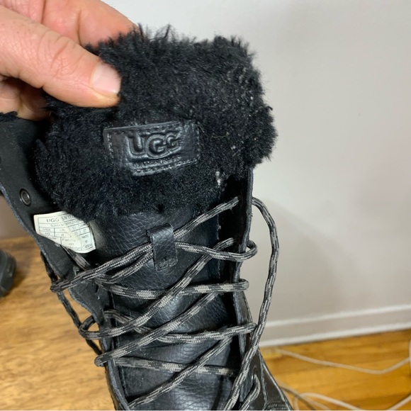 UGG Women Black Winter waterproof Boots - Picture 5 of 12